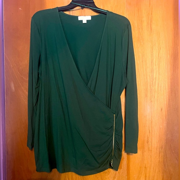 NWOT Michael Kors Wrap Top - Picture 1 of 2